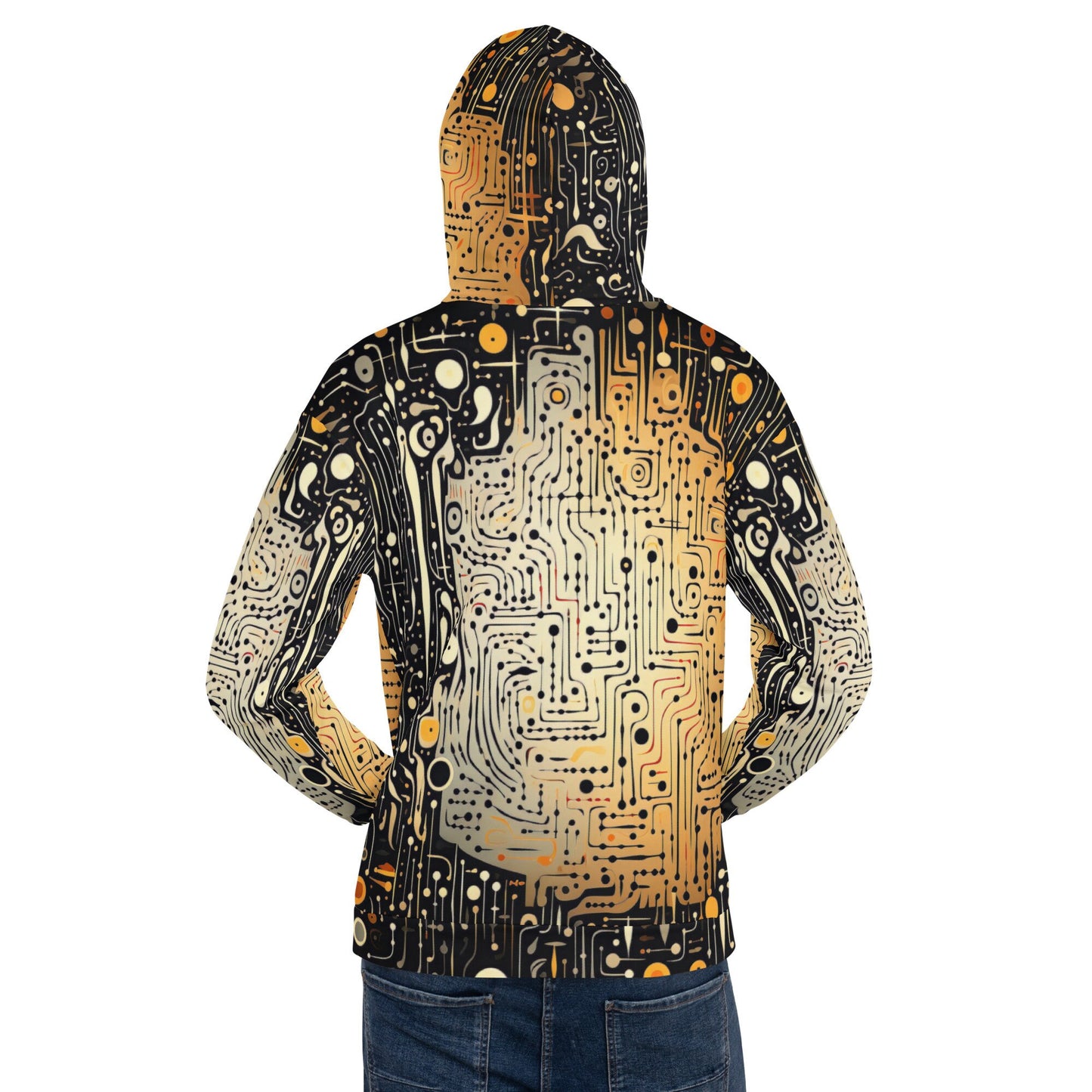 Funky Tiger® AstroLinx Hoodie, Cool Hoodie for Events, Parties, Gaming , Every Occasion,Fall