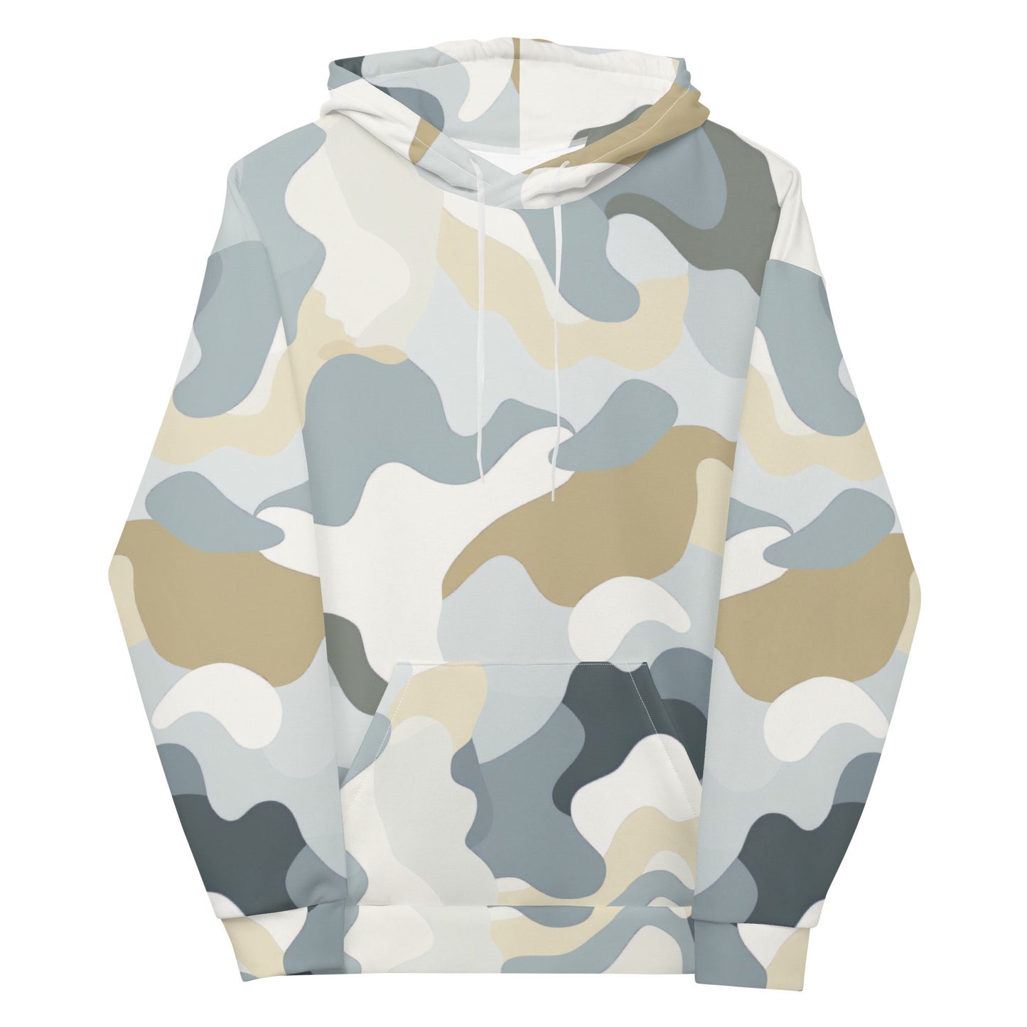 Funky Tiger® Camouflage Hoodie in Light Grey For Gameday| Sports | Events | Party | Everyday | Grey | Fall | Winter