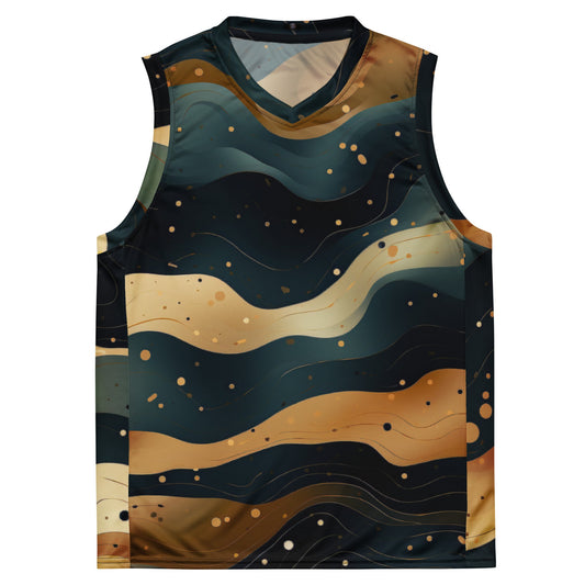 Funky Tiger® Night Wave Basketball Jersey