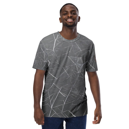 Funky Tiger® Men's Slate Premium Polyester T-shirt