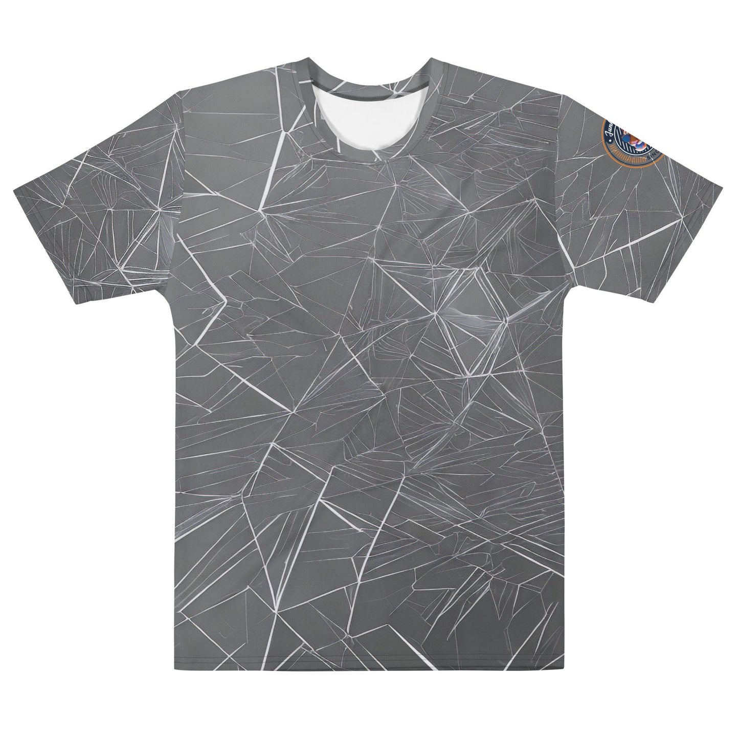 Funky Tiger® Men's Slate Premium Polyester T-shirt
