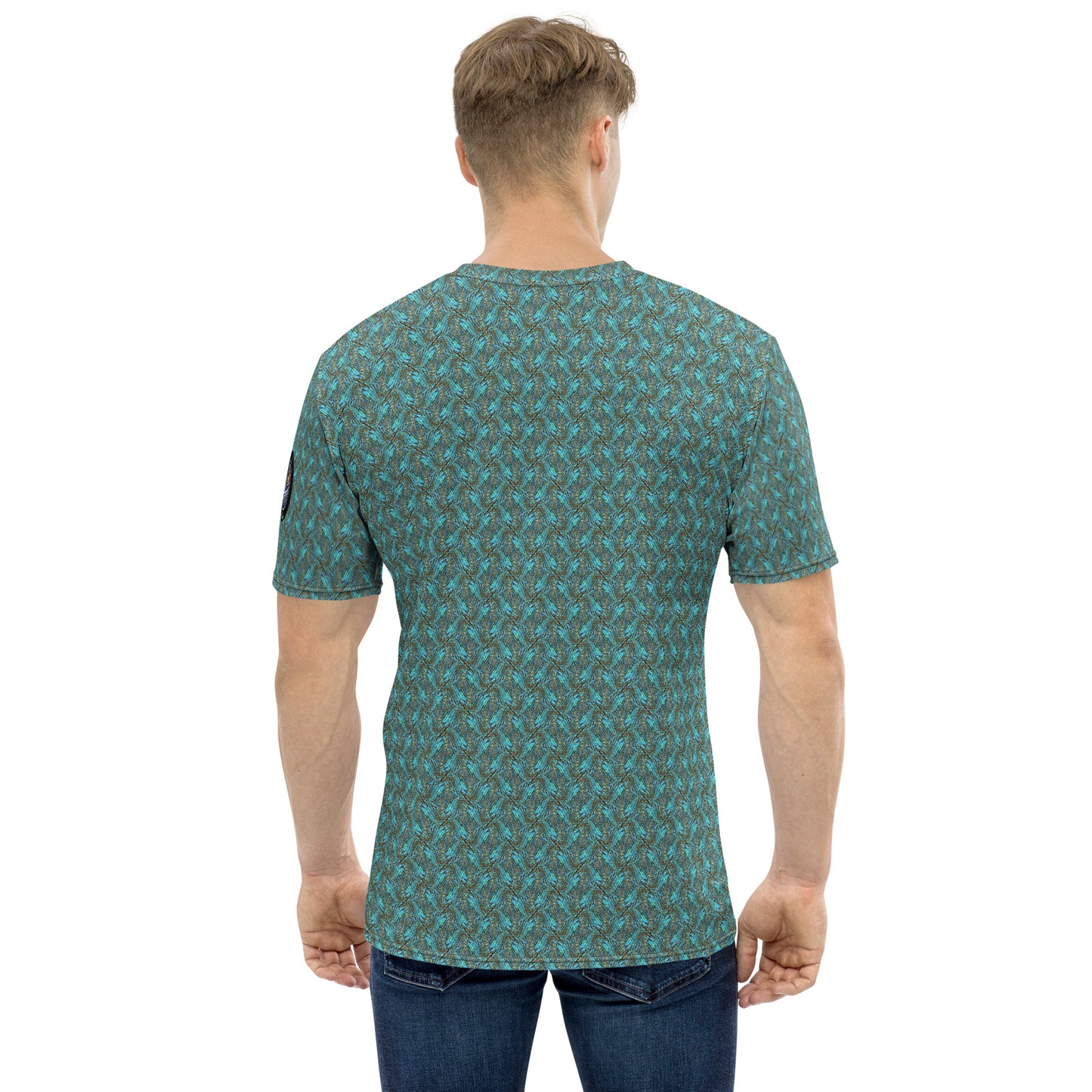 Funky Tiger Men's Cenote Premium Polyester T-shirt