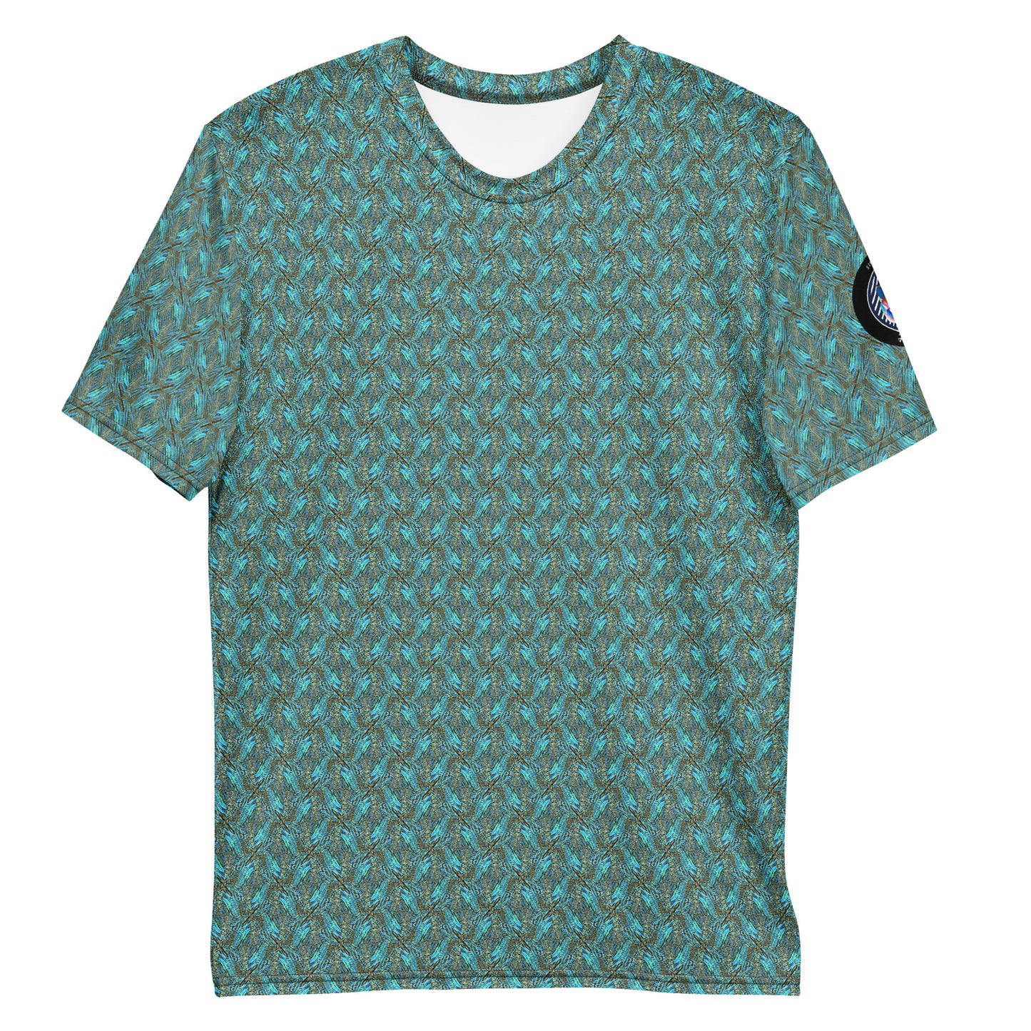 Funky Tiger Men's Cenote Premium Polyester T-shirt