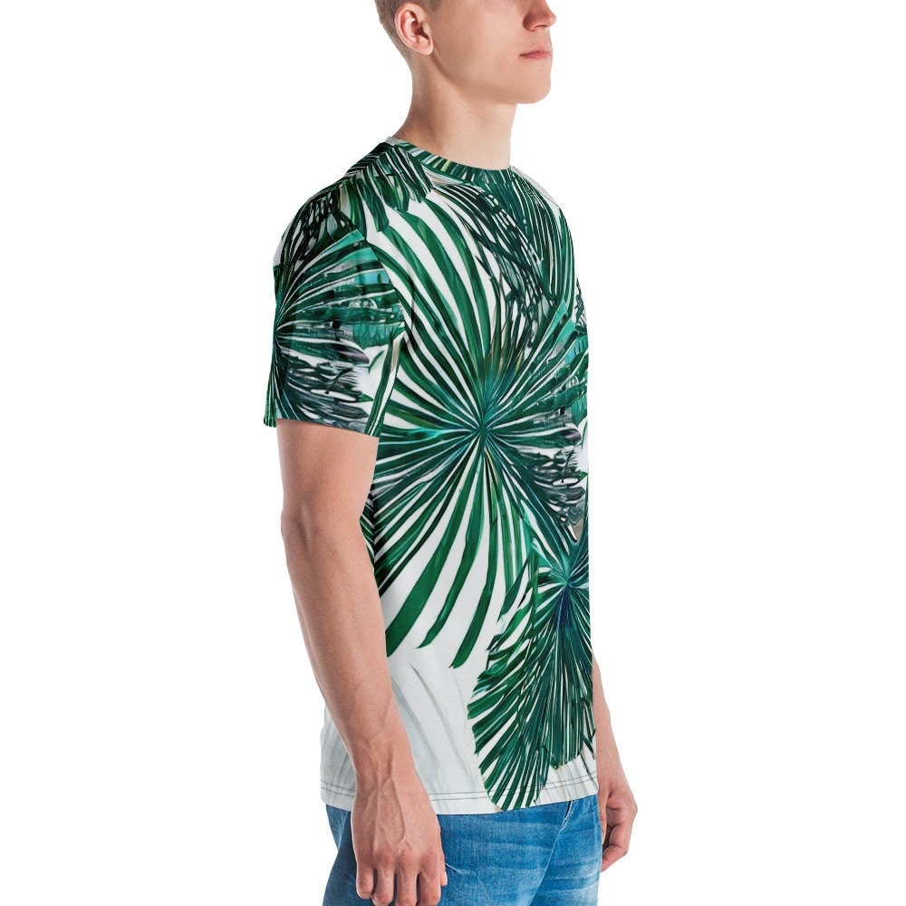 Funky Tiger Men's Hawaii Premium Polyester T-shirt