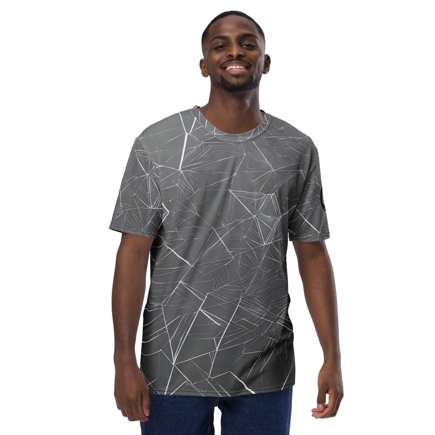 Funky Tiger Men's Slate Premium Polyester T-shirt